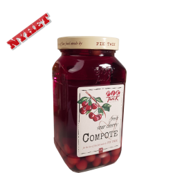Körsbärskompott (Juice med frukt i) - PikTwik - 1 L.