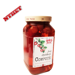 Jordgubbskompott (Juice med frukt i) - PikTwik - 1 L.
