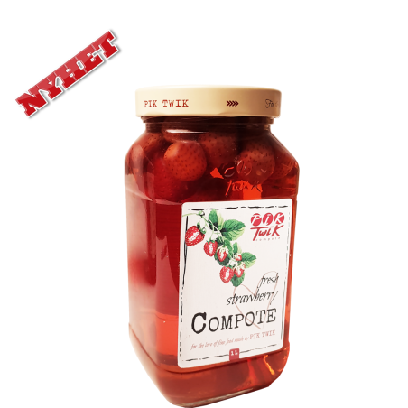 Jordgubbskompott (Juice med frukt i) - PikTwik - 1 L.