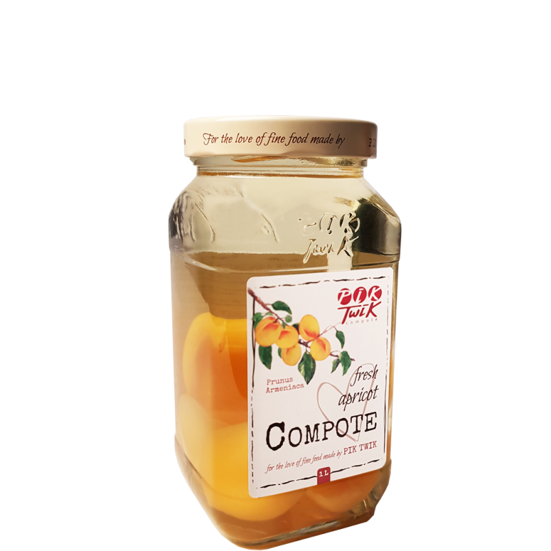Aprikoskompott (Juice med frukt i) - PikTwik - 1 L.
