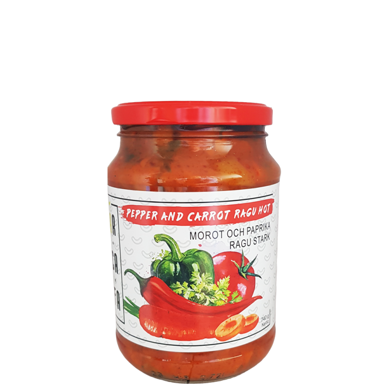 Morot och Paprika RAGU - AR.CA.FA - 740 g.